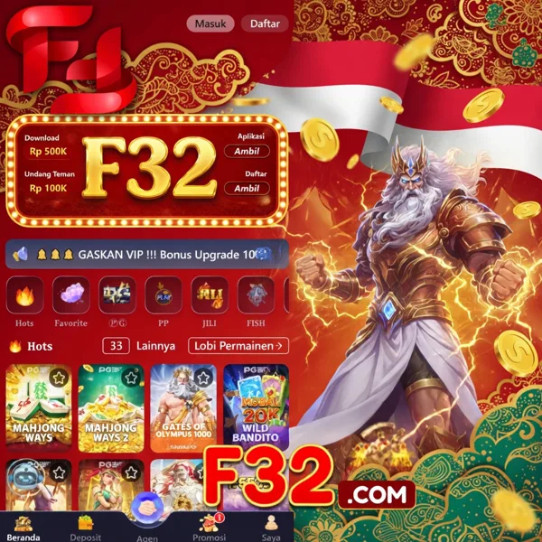 F32 2026 Slot Gacor RTP Tinggi